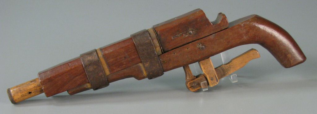 Wooden Pistol, USA, about 1800. The Strong, Rochester, New York.