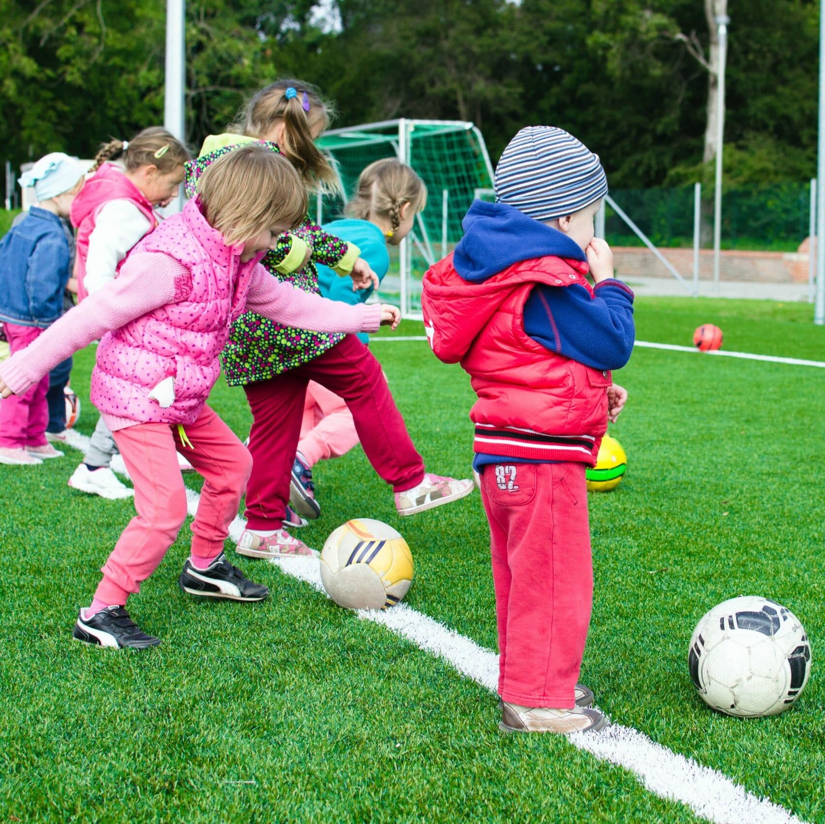 Kids Playing Soccer