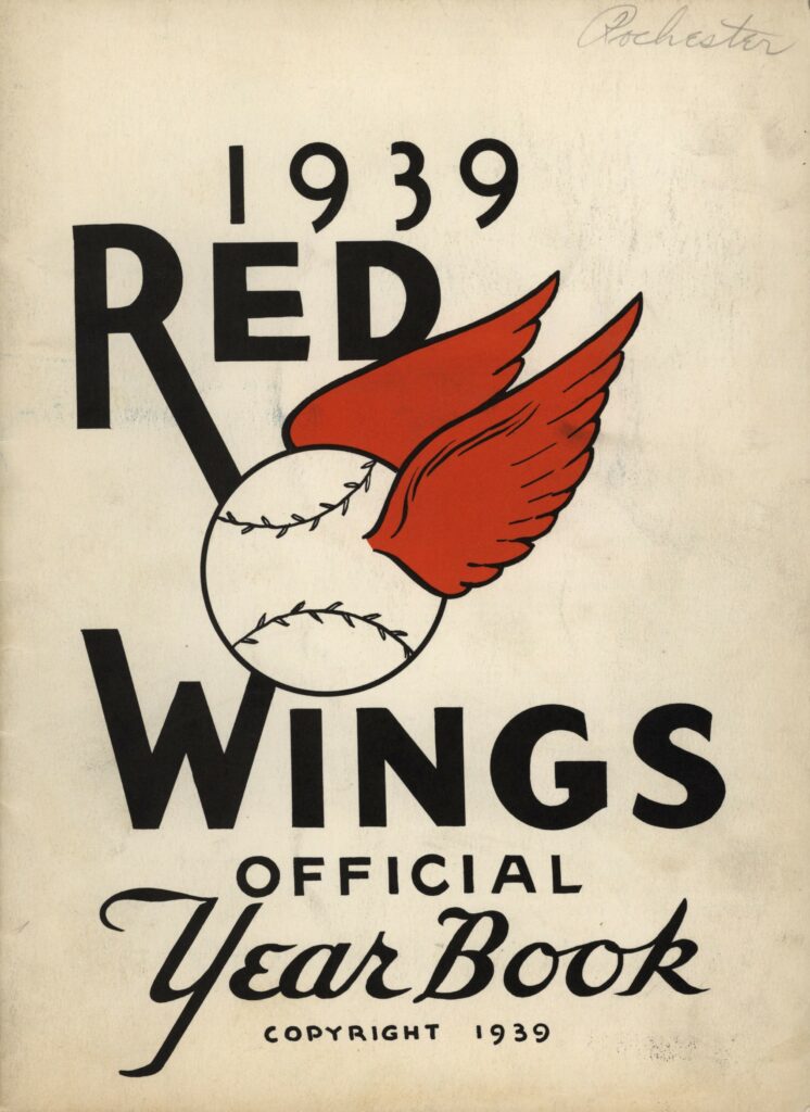 1939 Rochester Red Wings Yearbook, The Strong, Rochester, New York.