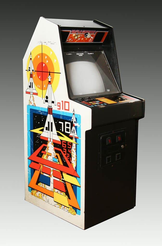 Missile Command arcade game, 1980. The Strong, Rochester, New York.