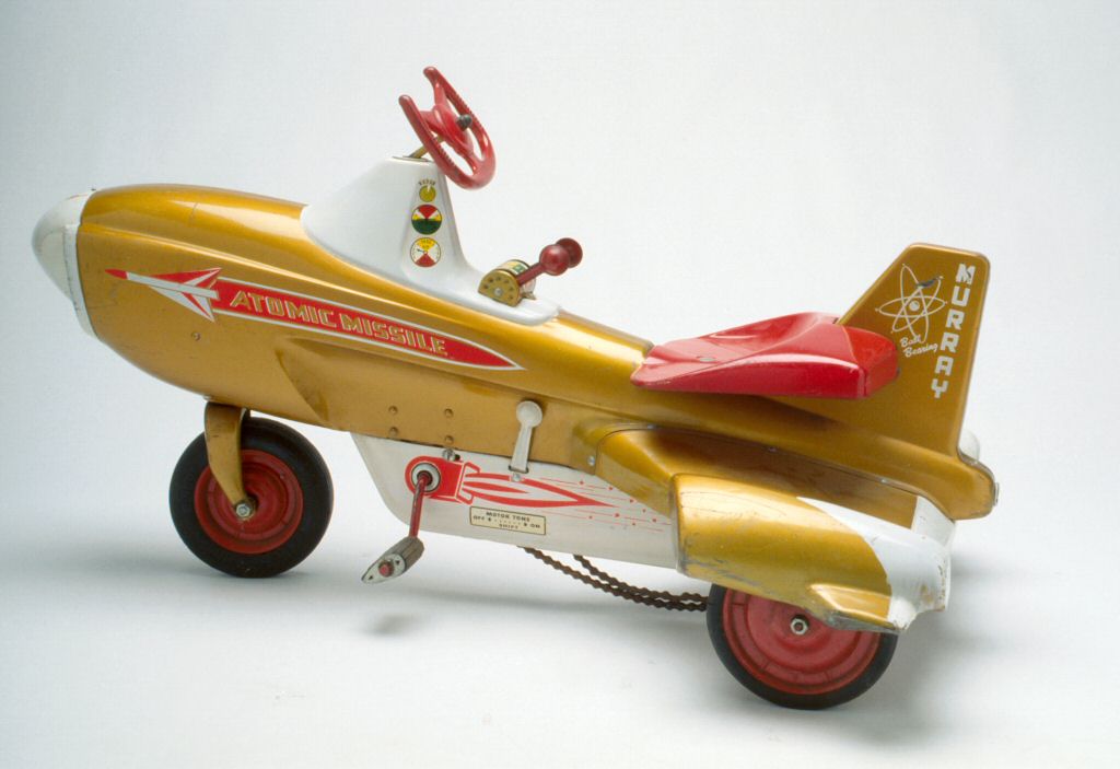 Atomic Missile pedal car, 1958. The Strong, Rochester, New York.