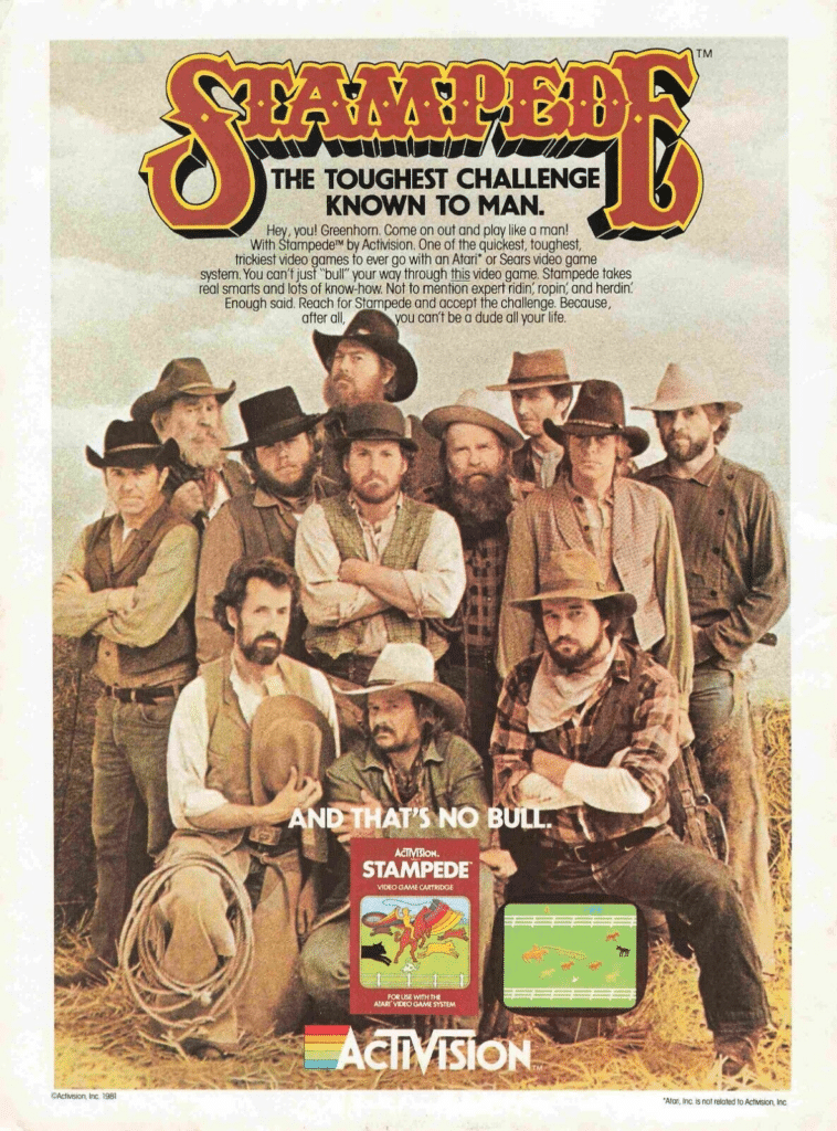 Image of Ad for Stampede, 1981.