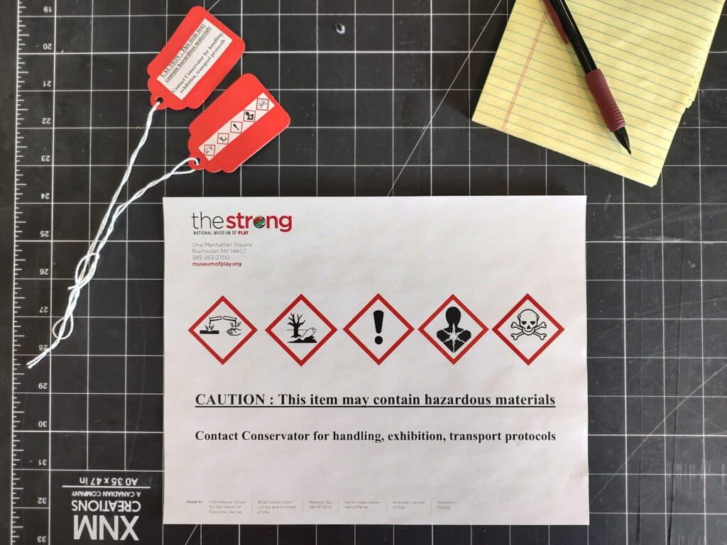 Image of Sample warning labels