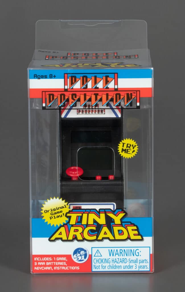 Image of Pole Position World's Smallest Tiny Arcade, 2019, The Strong National Museum of Play, Rochester, New York.