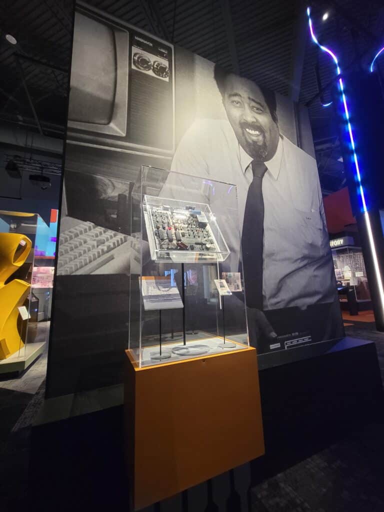 Image of Jerry Lawson Video Game Luminary Display. The Strong, Rochester, NY. 