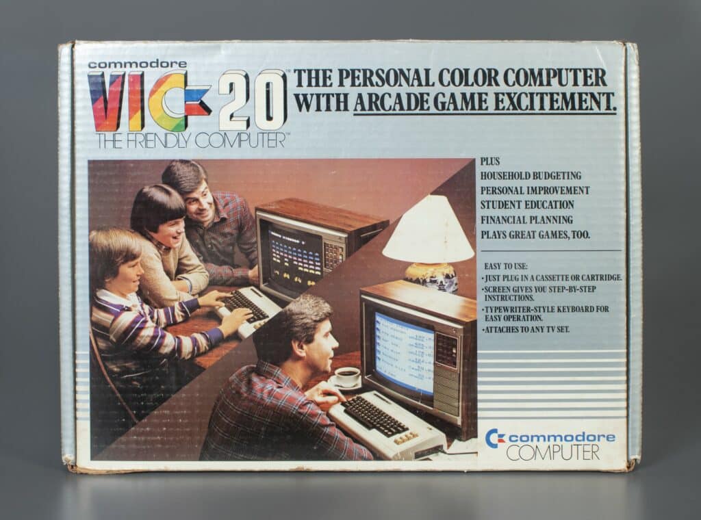 Image of the Product Package, Commodore Vic 20 Computer, 1981, The Strong National Museum of Play, Rochester, New York. Gift of Henry Kropf.