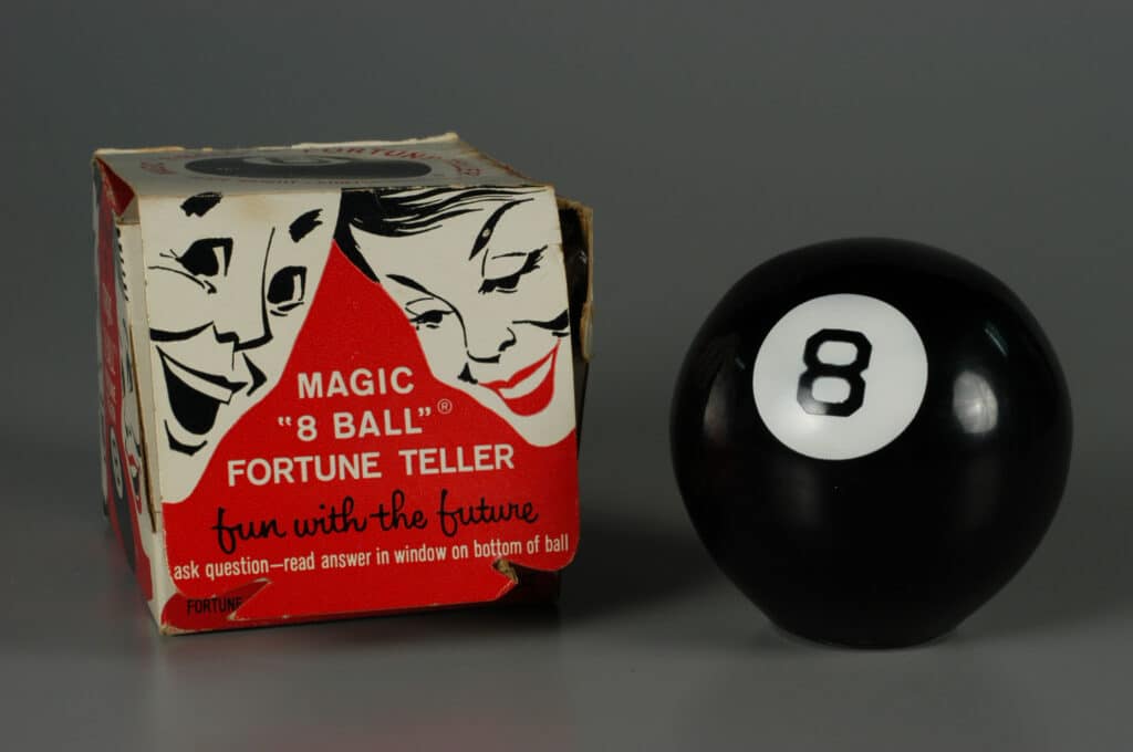 Image of Magic 8 Ball Fortune Teller, Alabe Crafts, Inc., about 1960, The Strong National Museum of Play, Rochester, New York.