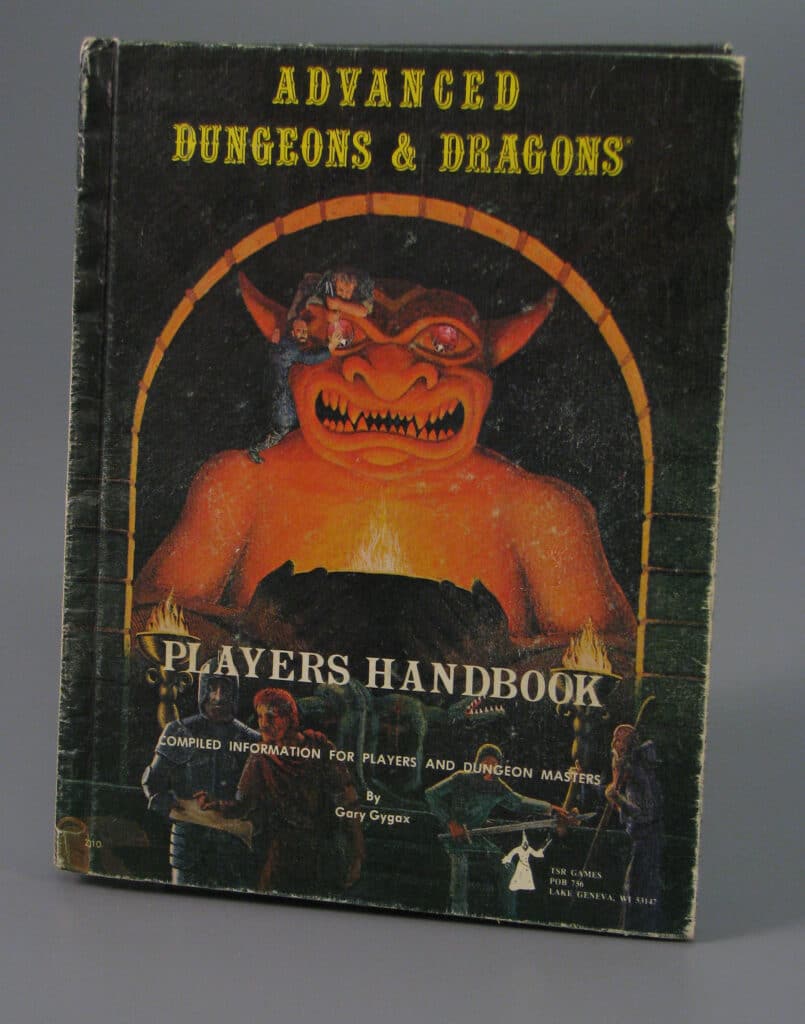 Illustration of Advanced Dungeons & Dragons Players Handbook: Compiled Information for Players and Dungeon Masters, TSR, Inc., 1978, The Strong National Museum of Play, Rochester, New York