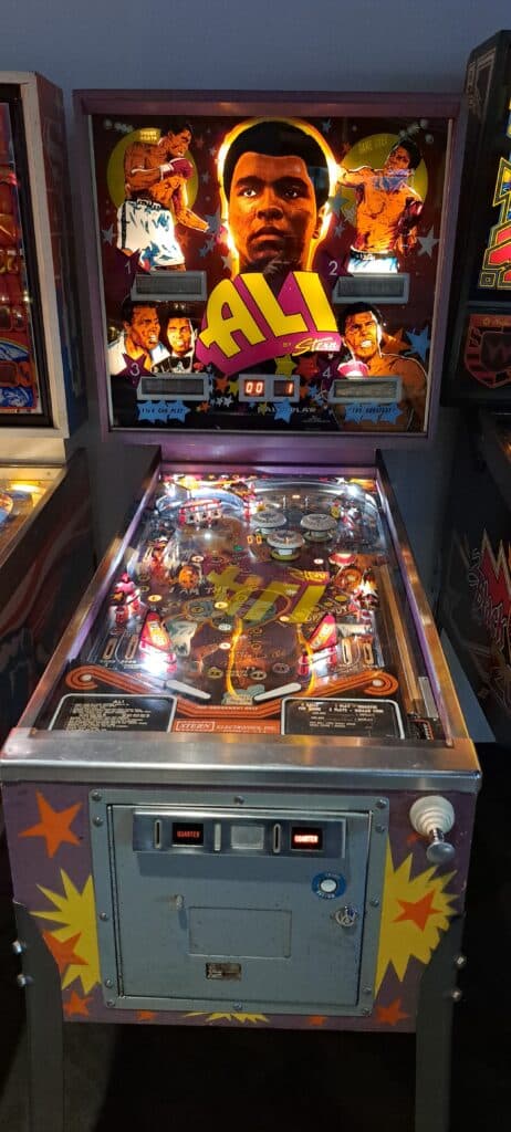 Picture of Ali pinball,  1980. The Strong, Rochester, NY.