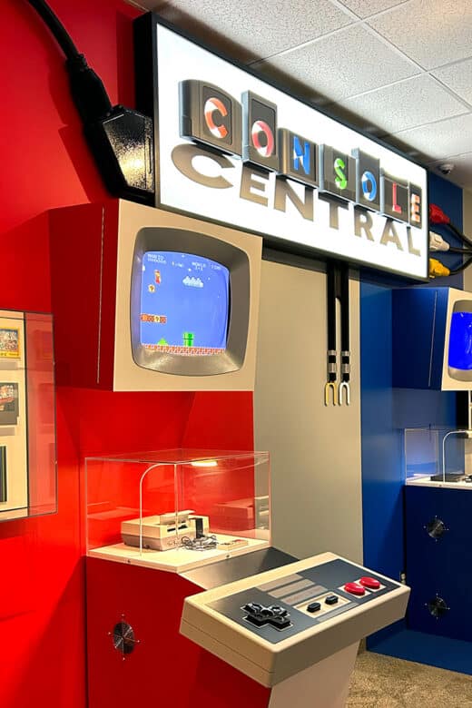Console Central exhibit