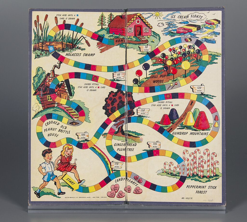 Image of board game Candy Land, 1949. The Strong National Museum of Play, Rochester, New York.