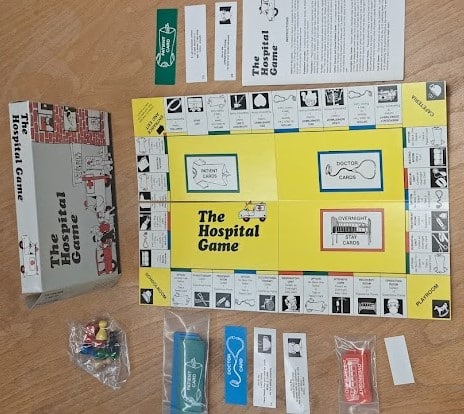 Image of board game The Hospital Game, about 1980. The Strong National Museum of Play, Rochester, New York. Gift of Elizabeth Crocker.