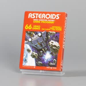 Asteroids video computer system game box