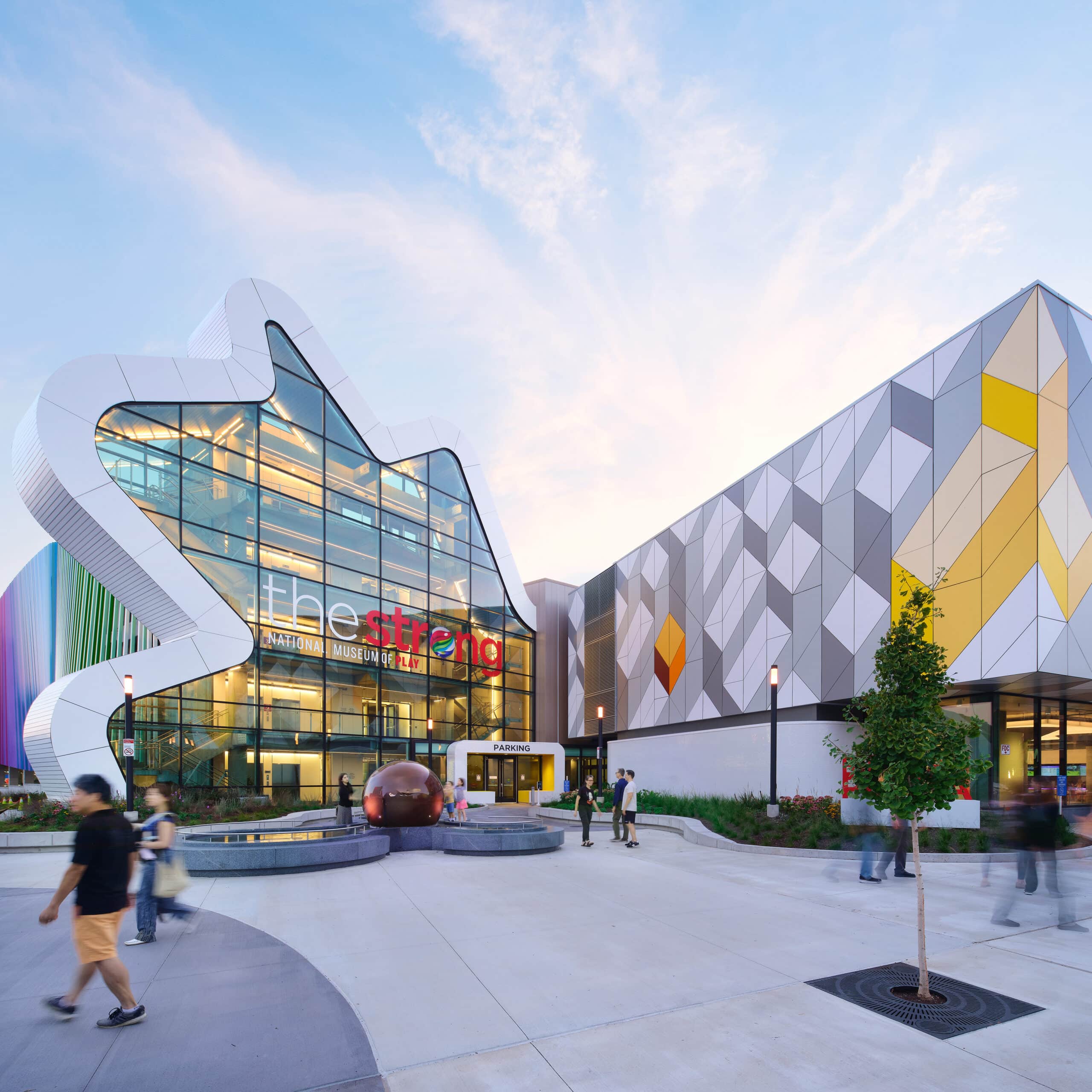 Museum entrance from Adventure Place