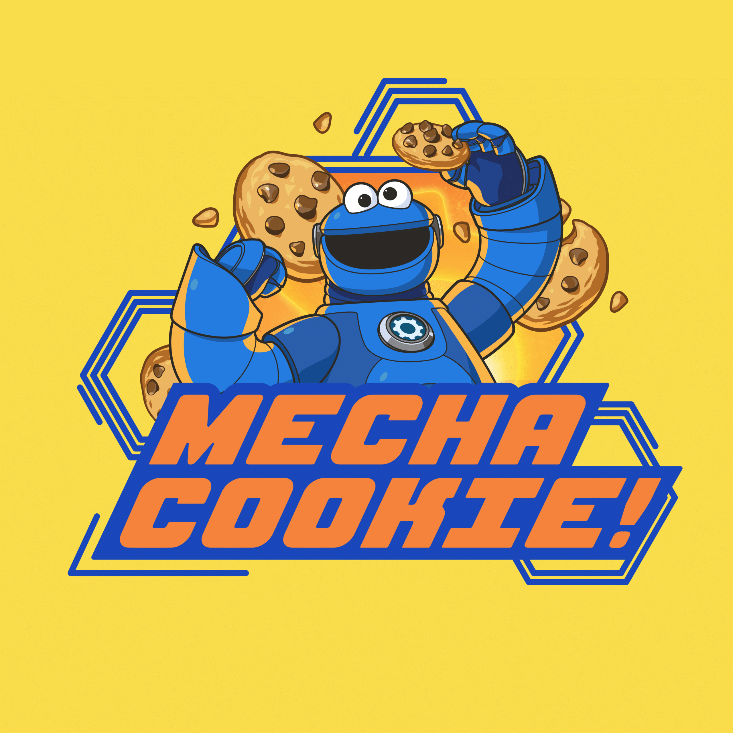 Mecha Cookie Monster logo