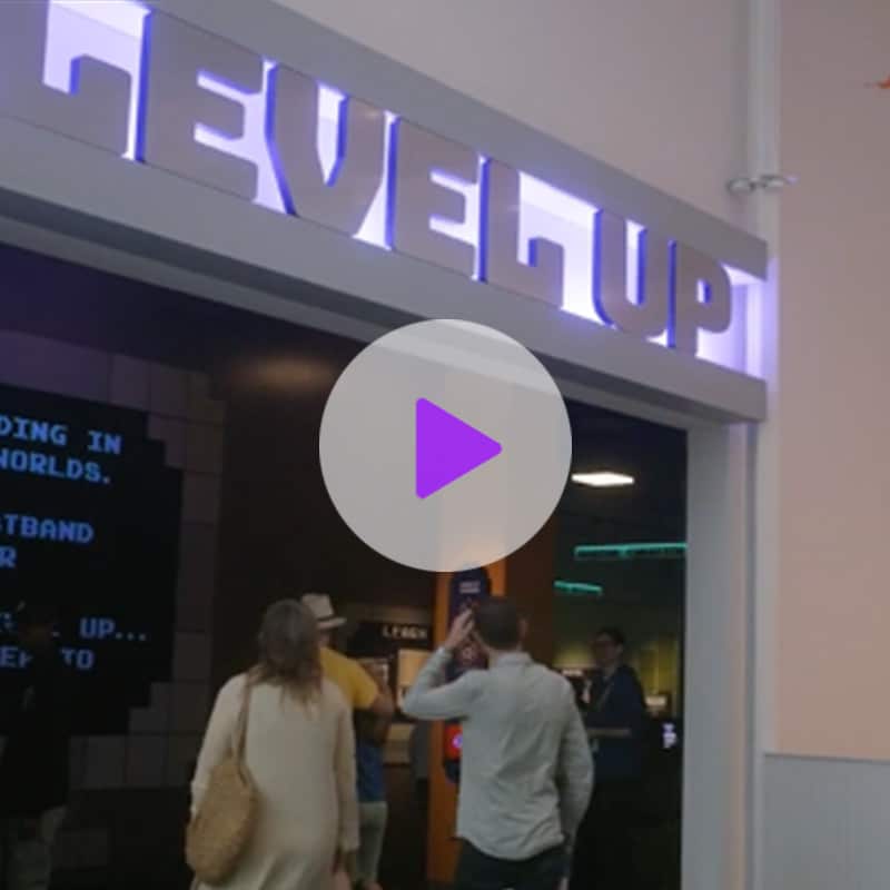 Level Up main entrance