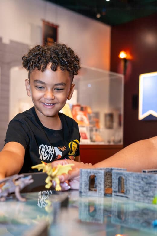 Boy playing Dungeons and Dragons