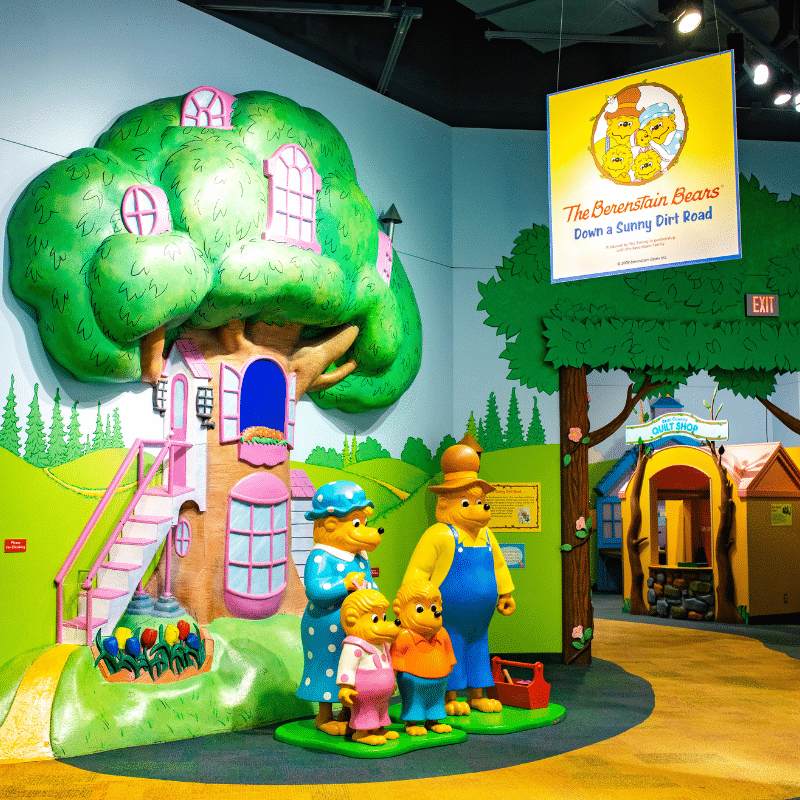 Entrance to Berenstain Bears exhibit