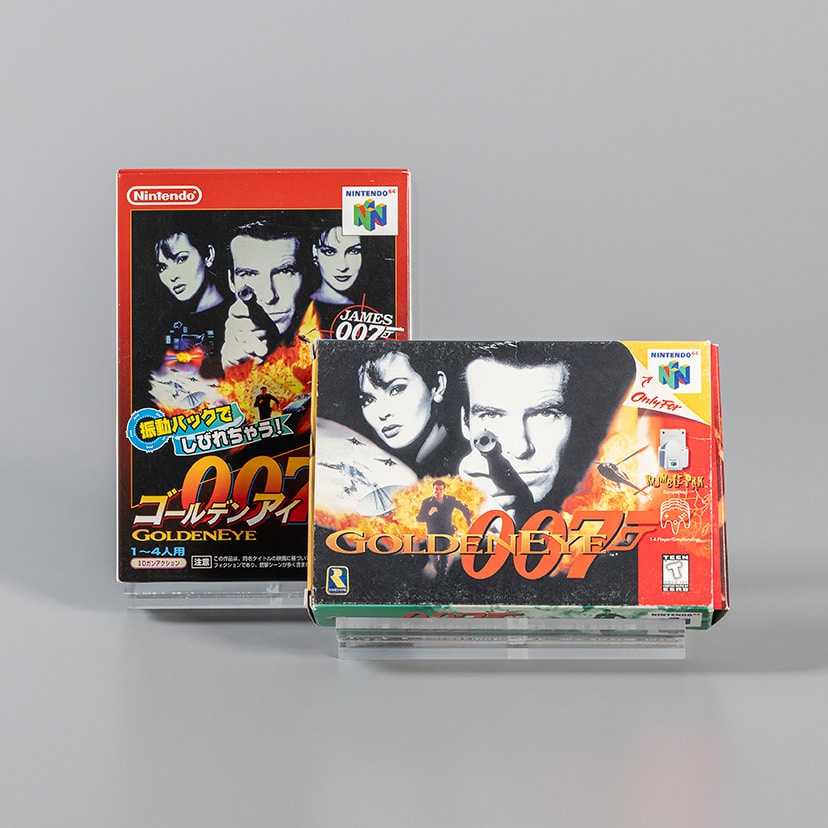 Goldeneye 007 game boxes