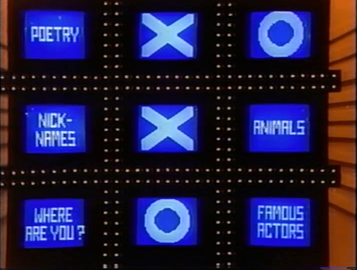 Game Show screen with nine Apple II computers arrayed