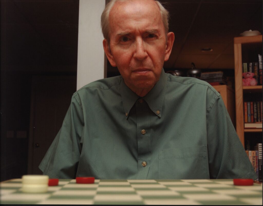Photo of Alfred C. Darrow, checkers enthusiast and collector. The Strong National Museum of Play, Rochester, New York.