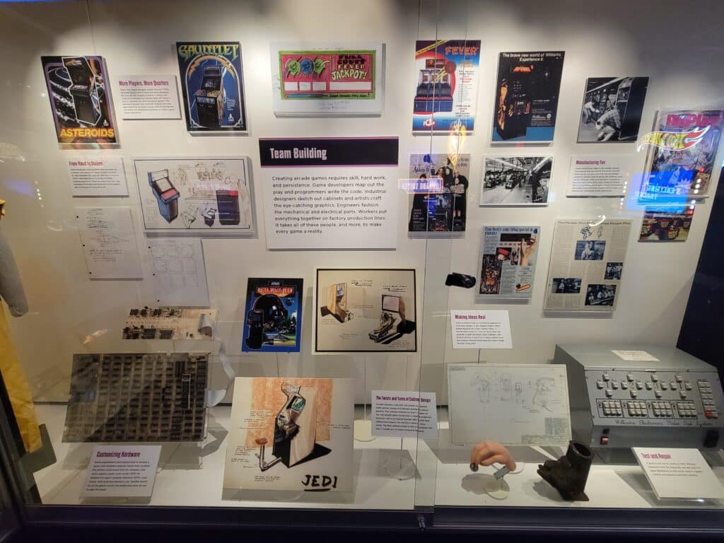 Infinity Arcade “Making Games” case. The Strong National Museum of Play, Rochester, New York.