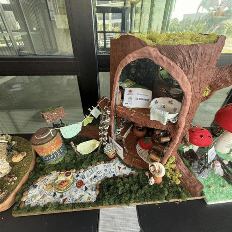 Photo of a 2025 Corn Hill Arts Festival Fairy House Winner.