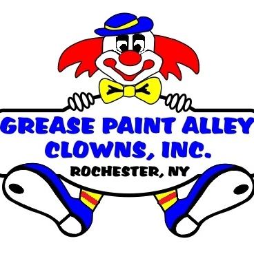 Grease Paint Alley clowns logo