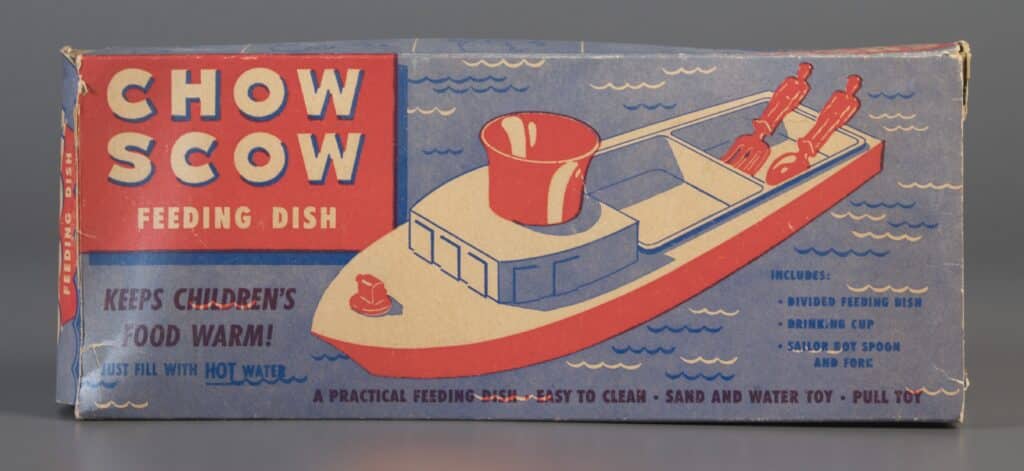 Chow Scow Feeding Dish, 1950s. The Strong National Museum of Play, Rochester, New York.
