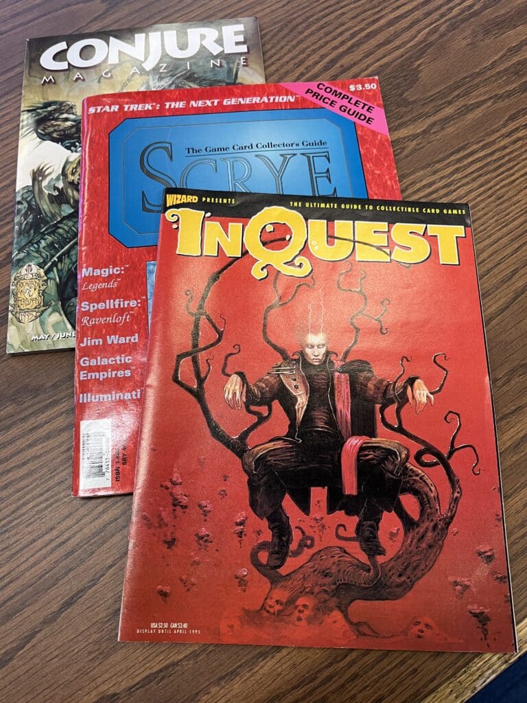 Professional publications dedicated to collectible card gaming from the U.S. The Brian Sutton-Smith Library and Archives of Play, The Strong, Rochester, New York. 