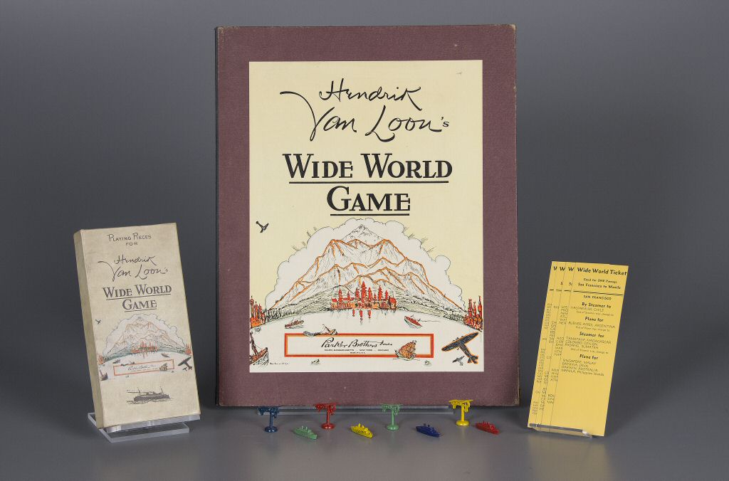 Hendrik Van Loon’s Wide World Game, 1933. Gift of Herb Levy, founder of Gamers Alliance. The Strong National Museum of Play, Rochester, New York.