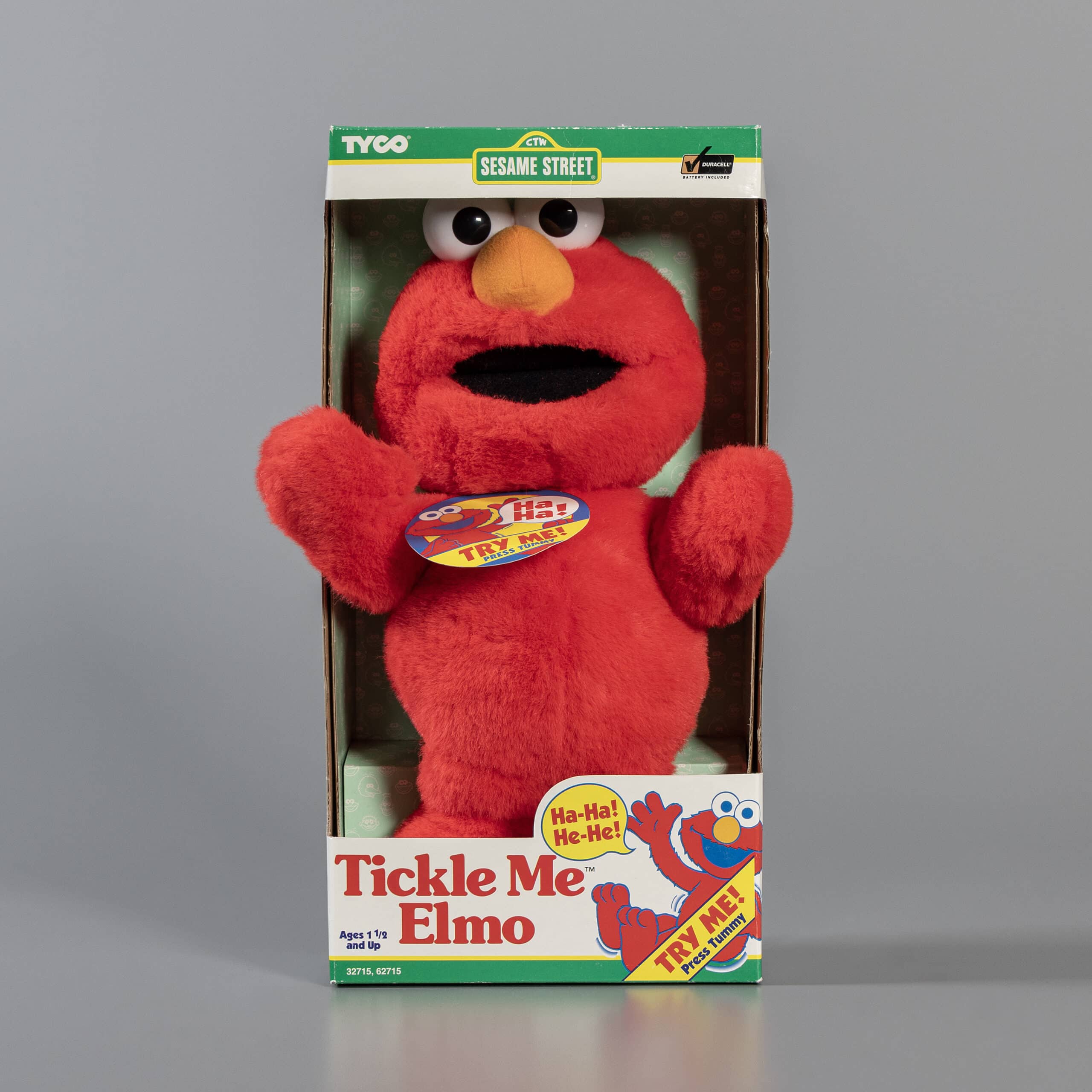 Tickle Me Elmo plush doll