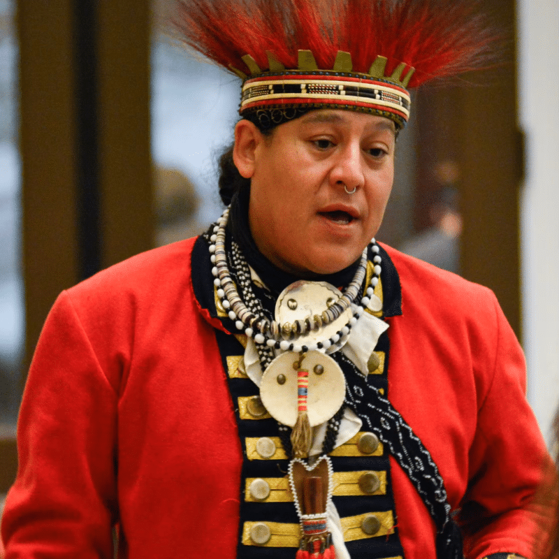 Native American Man in traditional Attire