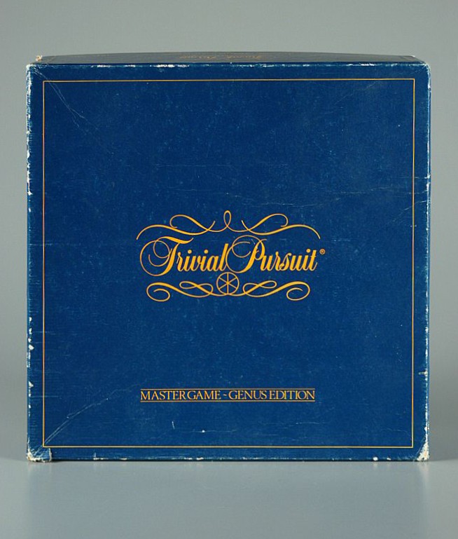 Trivial Pursuit: Genus Edition, about 1985, gift of Maria Yannapoulos. The Strong National Museum of Play, Rochester, New York.