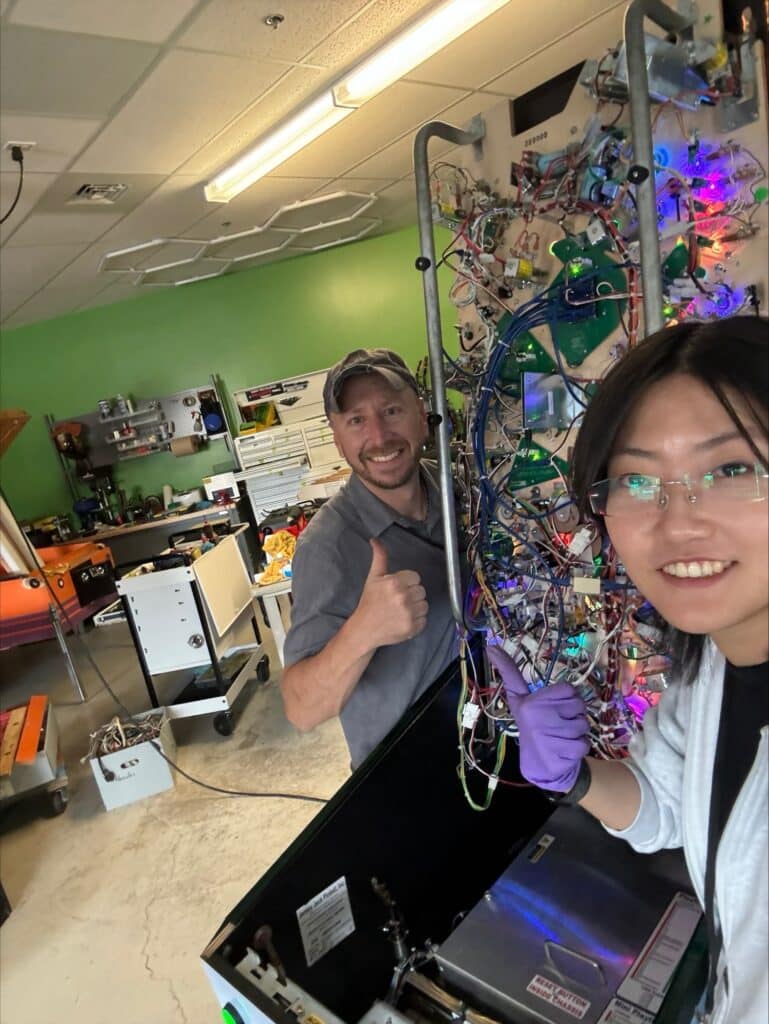 Updating lights on the Wizard of Oz pinball game