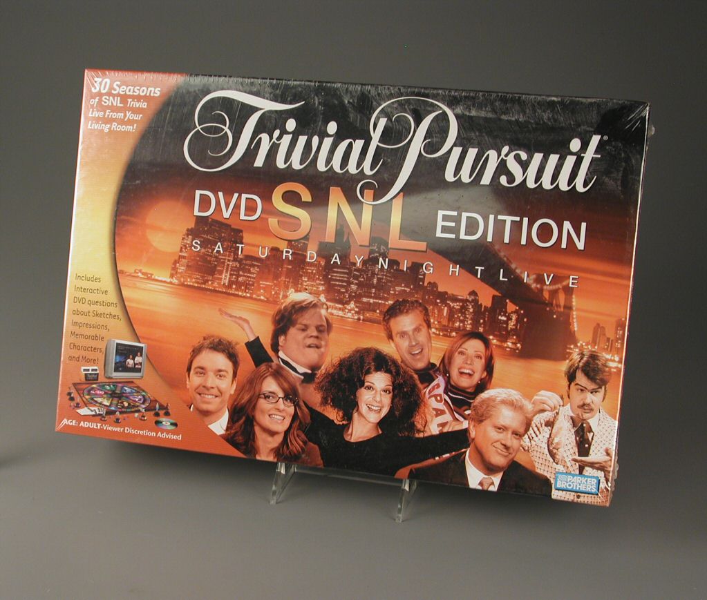 Trivial Pursuit: SNL Edition, 2005, gift of Donald Strand. The Strong, Rochester, New York.