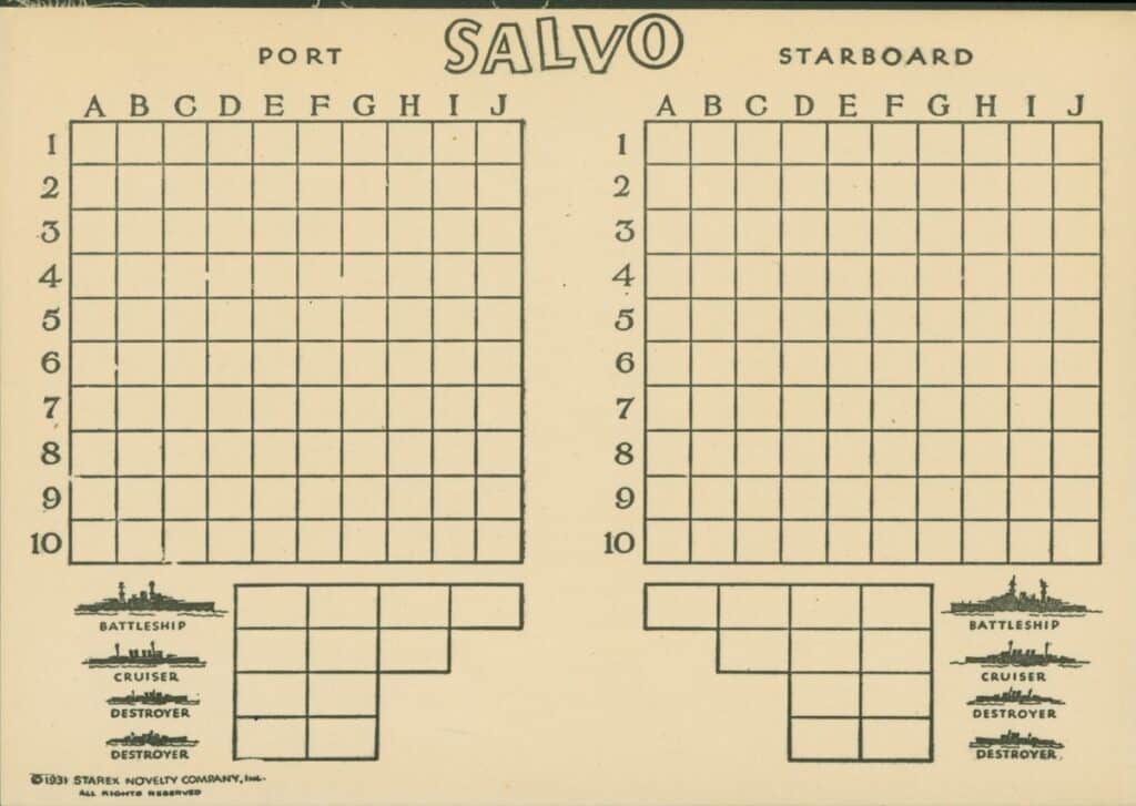 Salvo, 1931. Gift of James Wilson. The Strong National Museum of Play, Rochester, New York.
