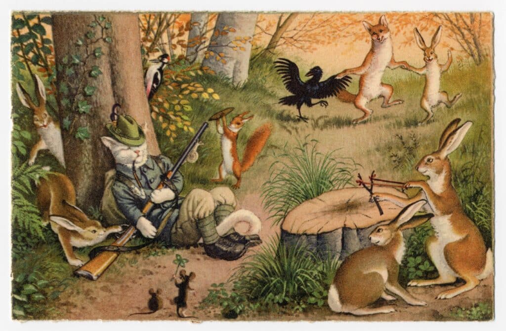 Mainzer Dressed Cat Postcards, 1940-1960, gift of Richard LeRoy in memory of Ruth Hanford Munn, The Strong, Rochester, New York