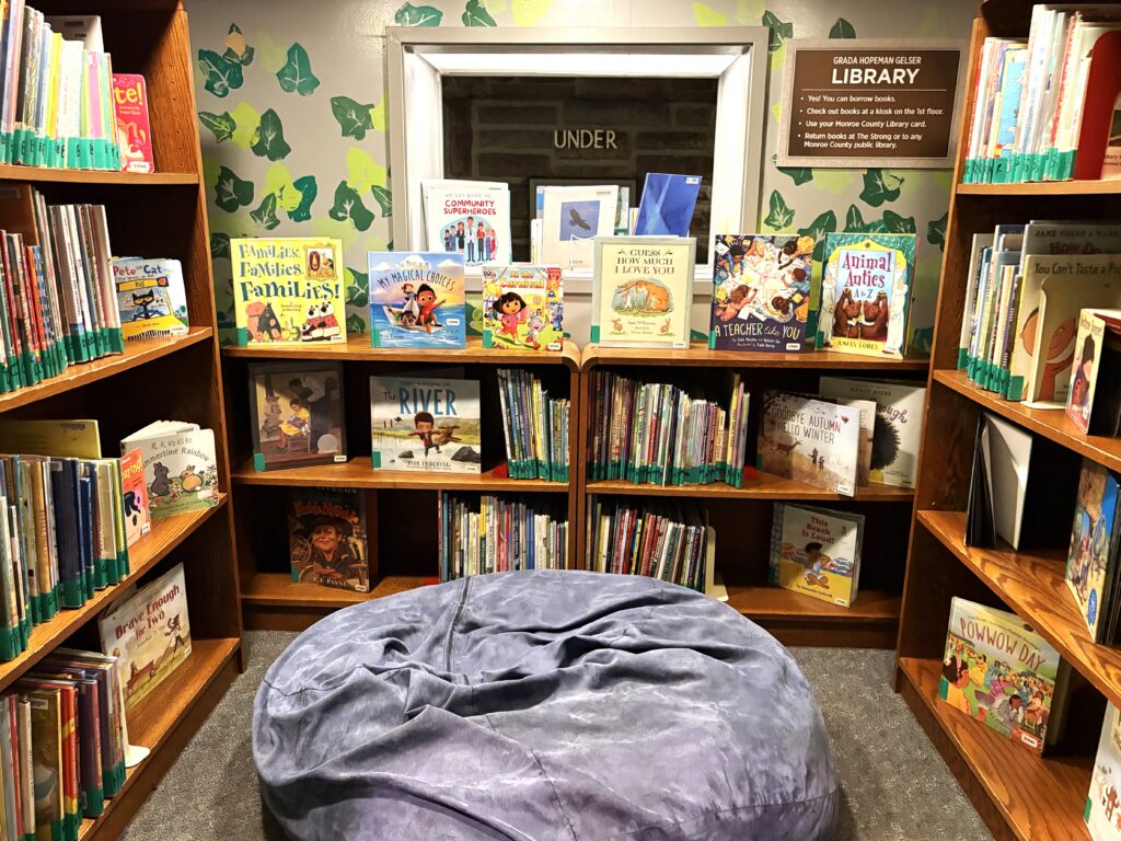 Sesame Street Exhibit Gelser Reading Nook. The Strong National Museum of Play, Rochester, New York.