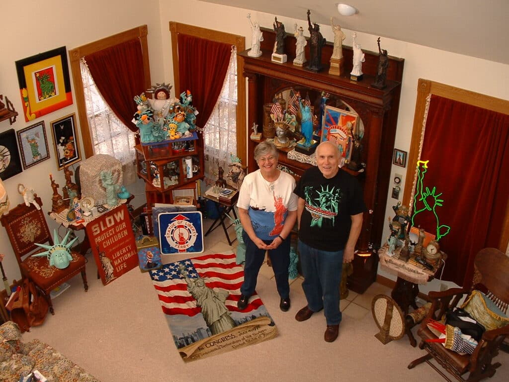 Mort and Iris November in Chautauqua, New York, 2001. The Strong National Museum of Play, Rochester, New York.