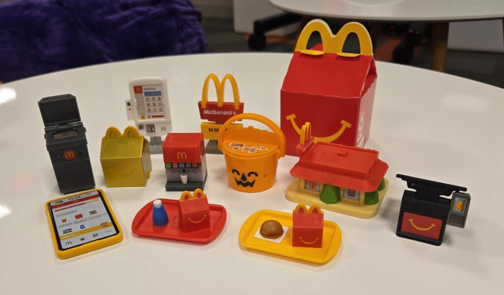 Lil McDonald’s toys, courtesy of the author.