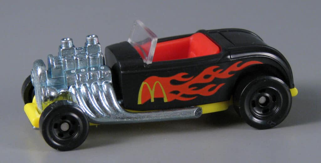 Hot Wheels Flame Rider Vehicle #11, McDonald’s Happy Meal toy premium, 1994, The Strong National Museum of Play, Rochester, New York.