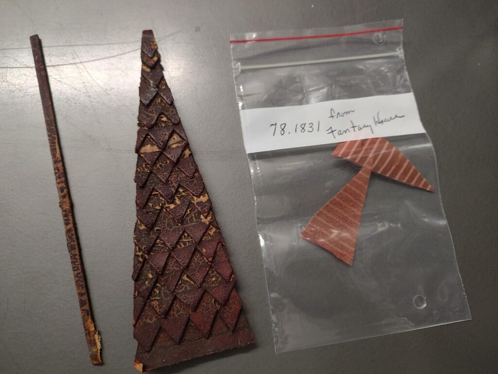 Original items found in collection storage