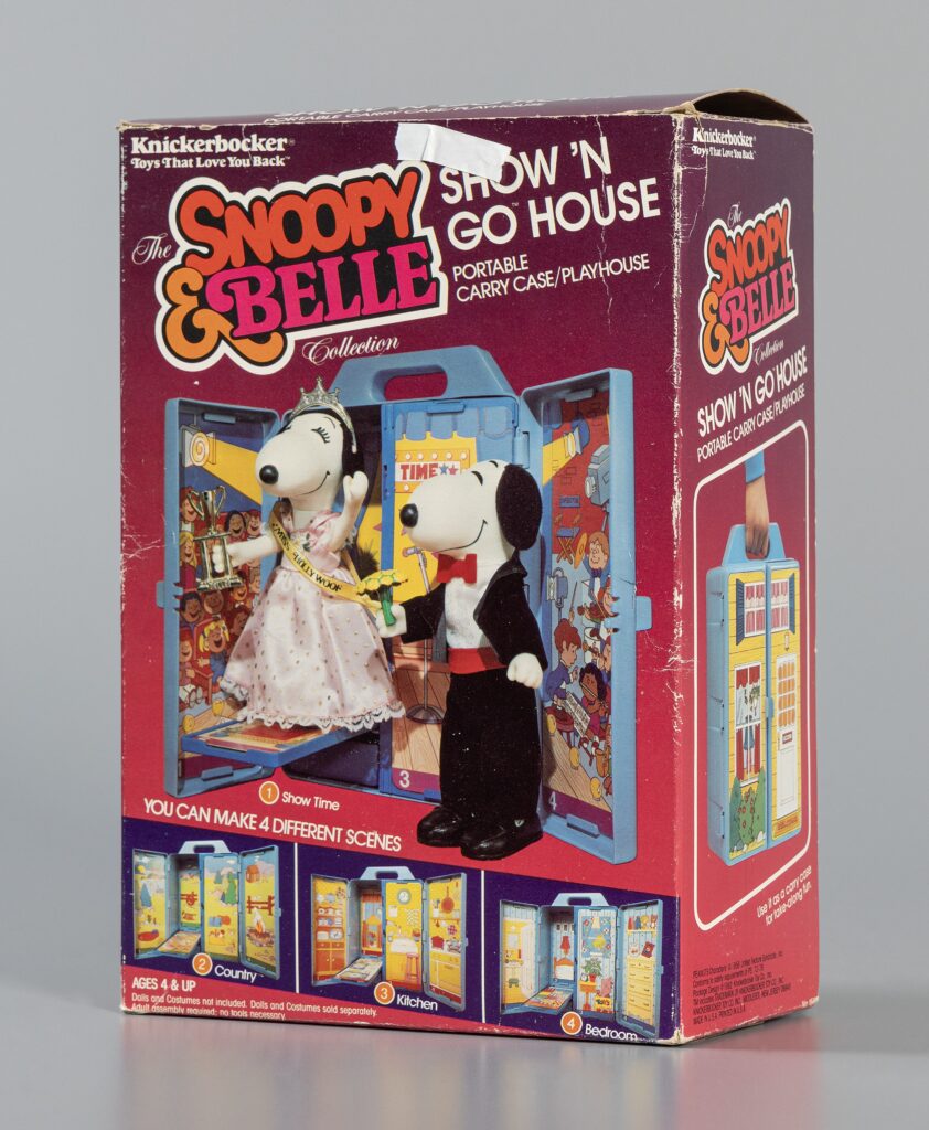 The Snoopy & Belle Collection Show ‘N Go House and Prototype, Knickerbocker Toy Co., 1982, Gift of Judith Hope Blau, The Strong National Museum of Play, Rochester, New York.