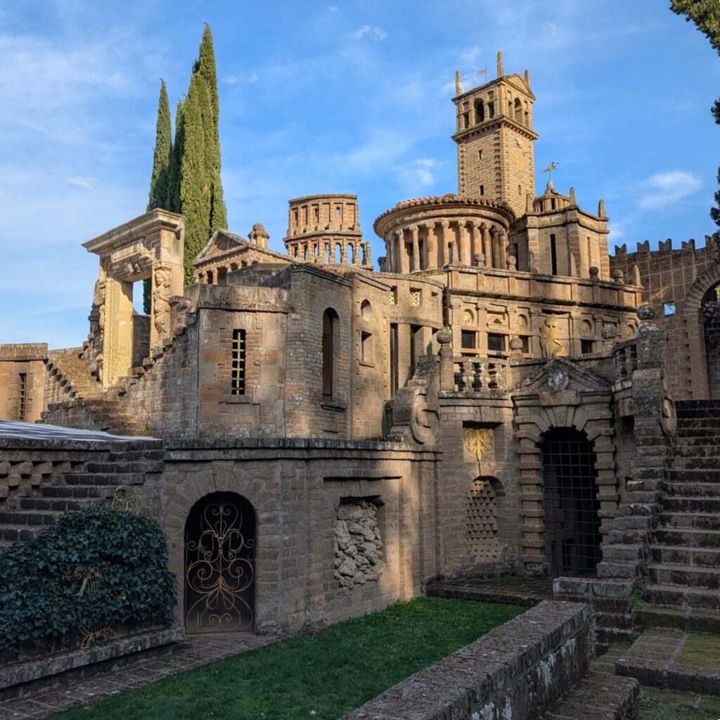 Afternoon light on La Scarzuola’s acropolis.