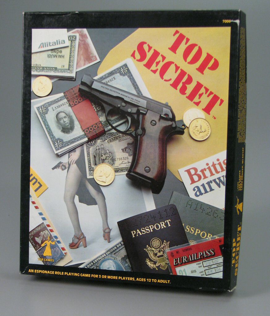 Top Secret role-playing game, 1980. The Strong National Museum of Play, Rochester, New York.