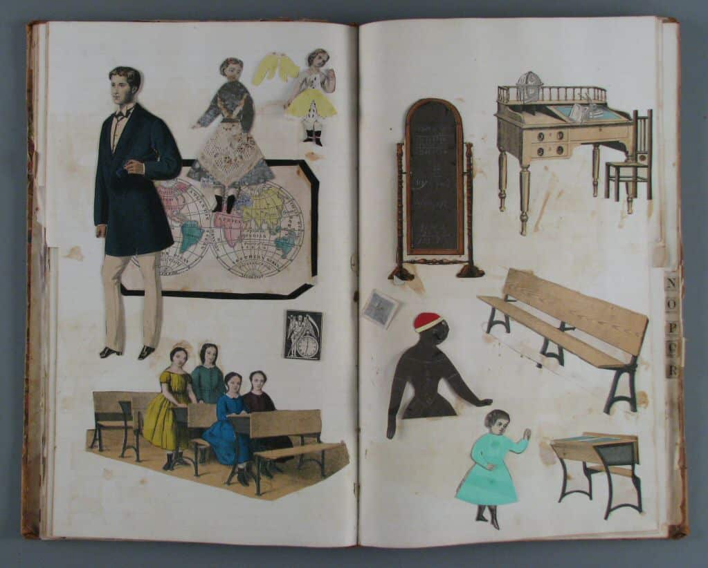 Scrapbook, ca. 1890, gift of James Wilson and Lynne Poirier-Wilson. The Strong National Museum of Play, Rochester, New York.