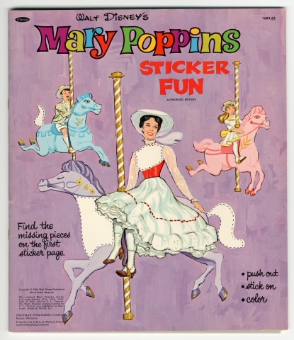 Walt Disney’s Mary Poppins Sticker Fun, 1964. The Strong National Museum of Play, Rochester, New York.