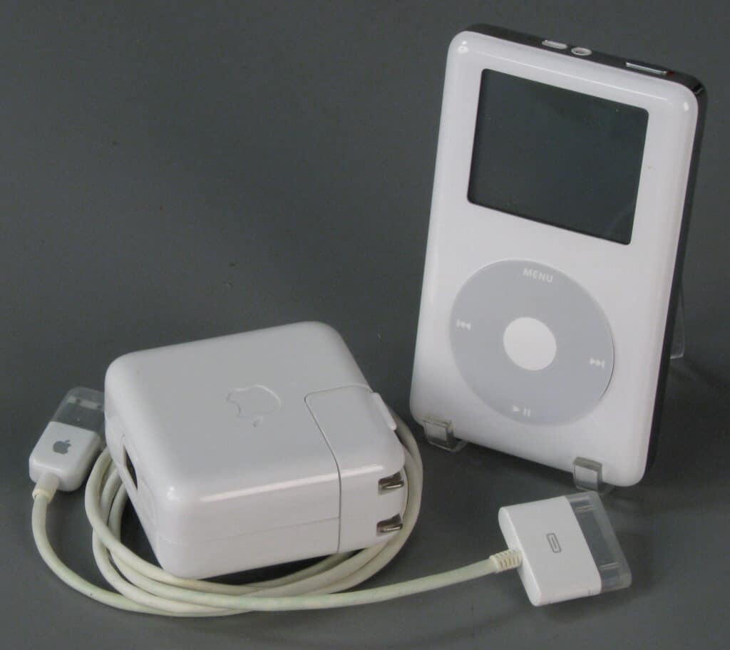 Apple iPod 20GB, 2004, gift of Matt Sherman, The Strong National Museum of Play, Rochester, New York.