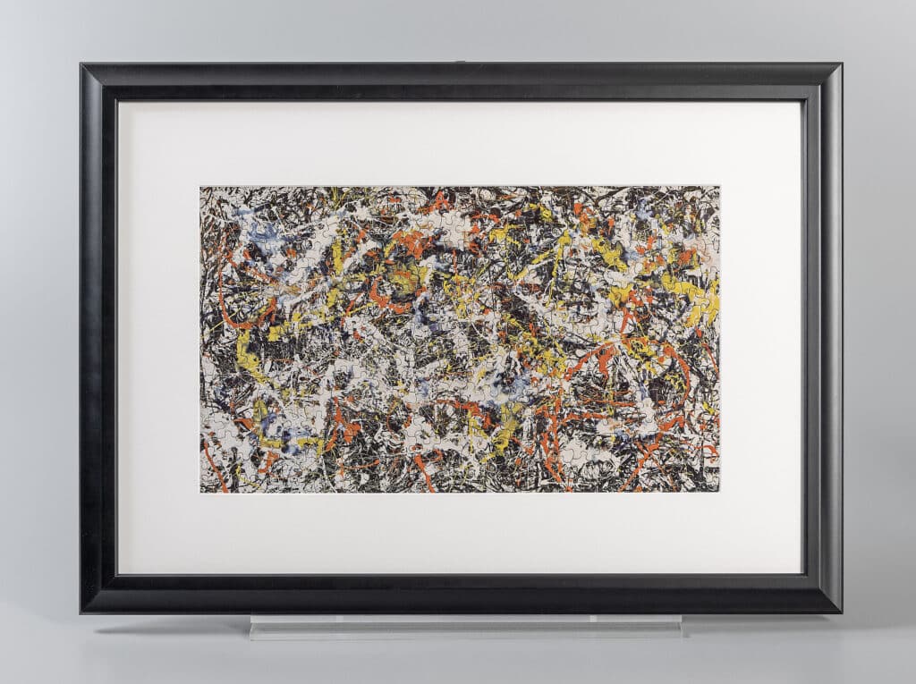A completed framed Convergence puzzle, 1964, The Strong National Museum of Play, Rochester, New York